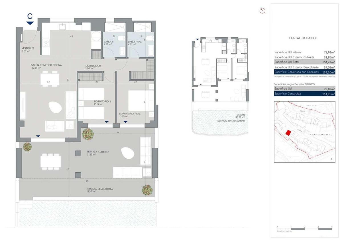 Neues Gebäude, 2 Schlafzimmer, 2 Badezimmer Apartment in Estepona