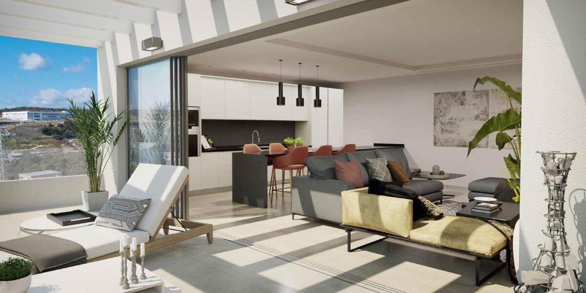 Neubau, 3-Zimmer, 2-Bad-Wohnung in Estepona