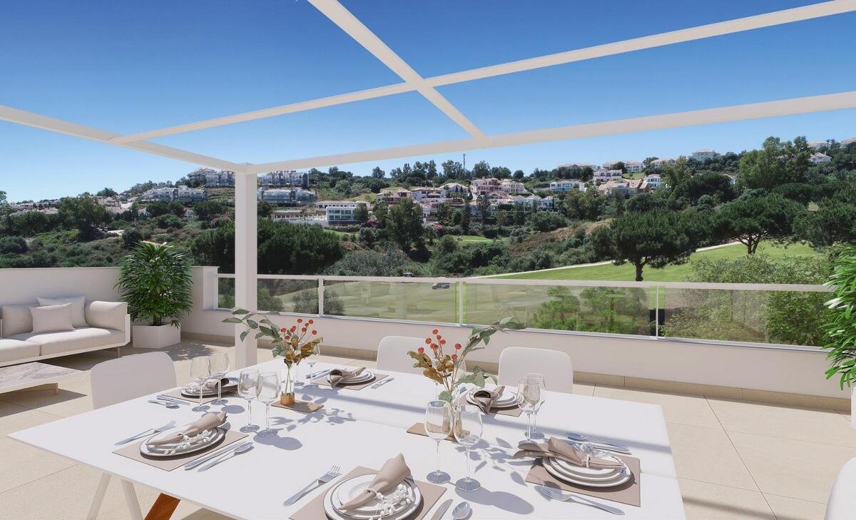 Neubau, 3-Zimmer, 2-Bad-Wohnung in Mijas
