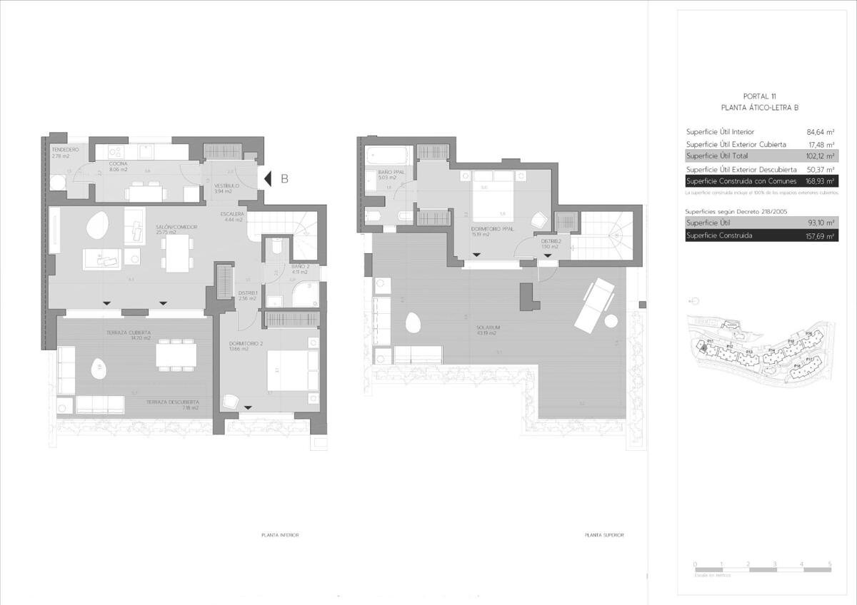 Neubau, 2-Zimmer, 2-Bad-Wohnung in Estepona