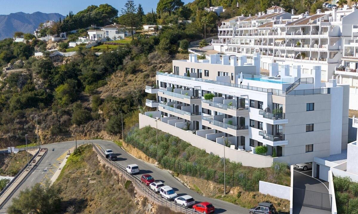 Neubau, 2-Zimmer, 2-Bad-Wohnung in Mijas