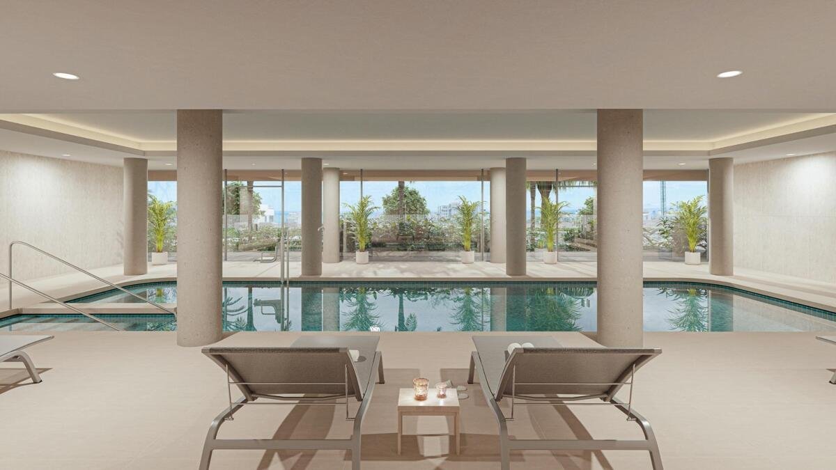 Neubau, Erdgeschosswohnung mit 3 Schlafzimmern und 2 Badezimmern in Estepona
