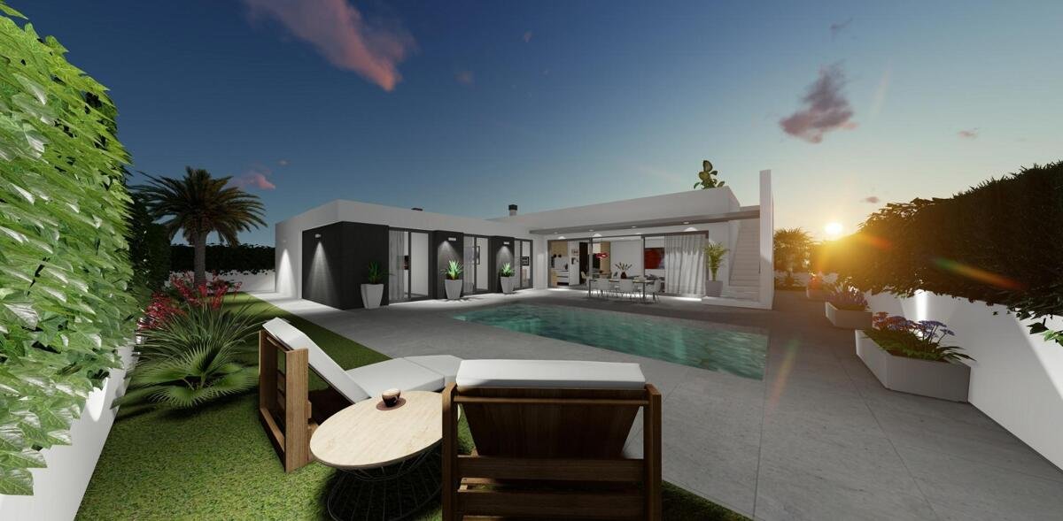 Neubau, 3 Schlafzimmer, 2 Badezimmer Villa in San Juan De Los Terreros