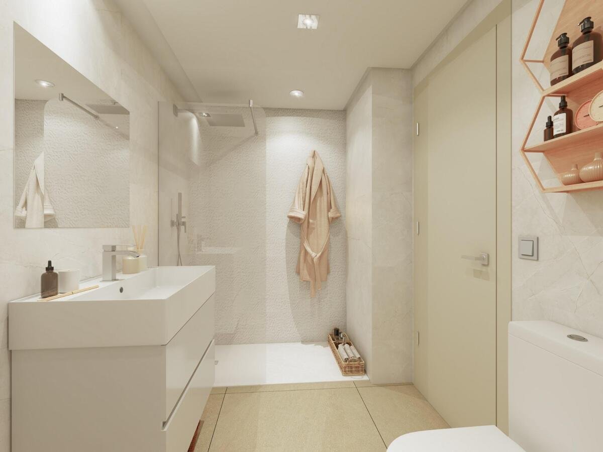 Neubau, 2-Zimmer, 2-Bad-Wohnung in Mijas