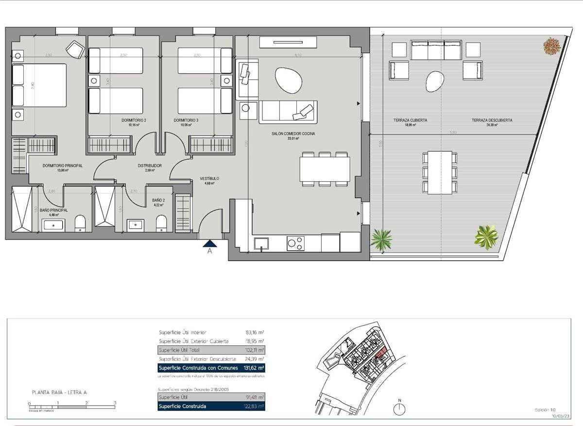 Neubau, 3-Zimmer, 2-Bad-Wohnung in Manilva