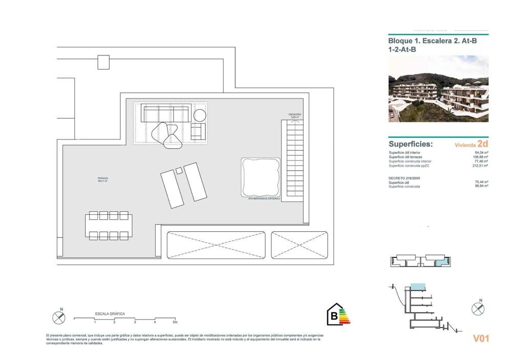 Neubau, 3 Schlafzimmer, 2 Badezimmer Penthouse in Rincon de la Victoria