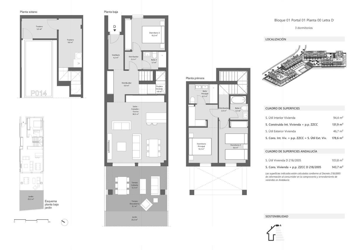 Neubau, 3-Zimmer-Wohnungen mit Meerblick in La Cancelada, Estepona