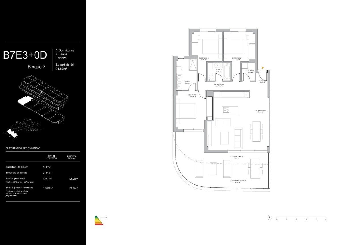 Neubau, 3-Zimmer, 2-Bad-Wohnung in Estepona