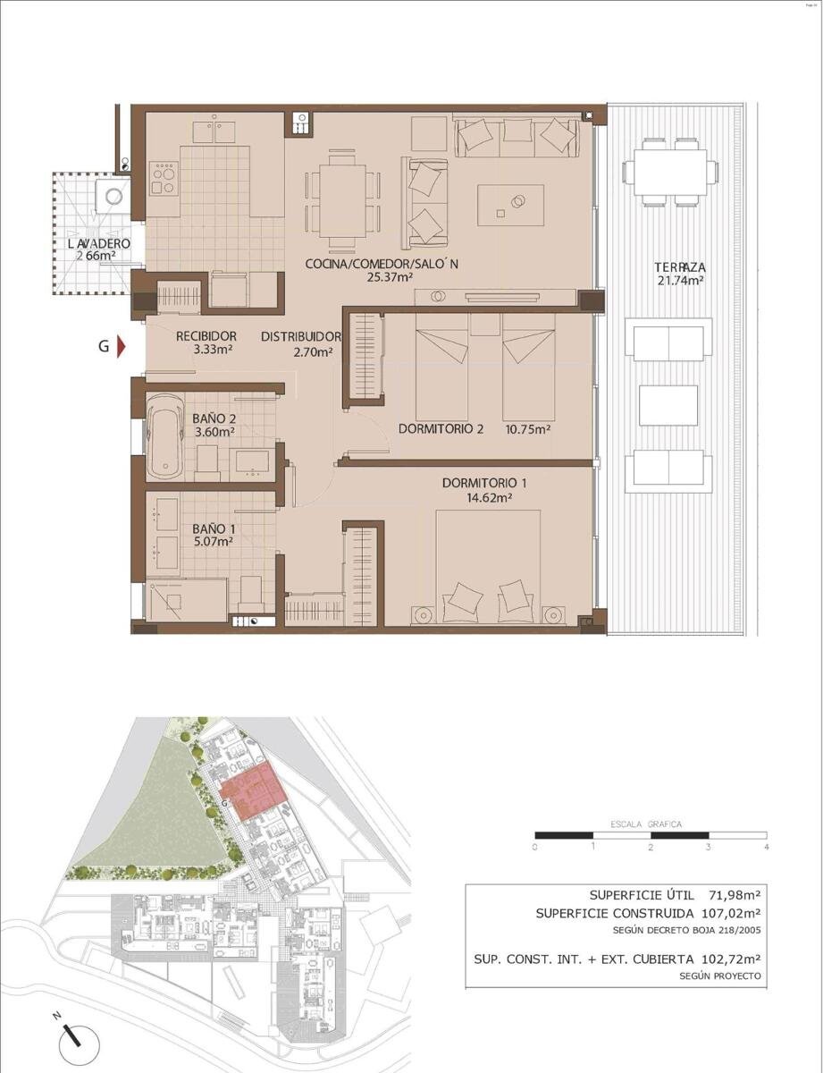 Neubau, 2 Schlafzimmer, 2 Badezimmer Penthouse in Fuengirola