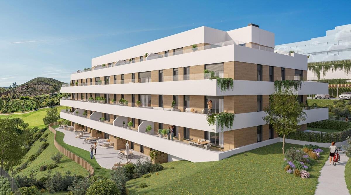 Mijas: Neubau, Erdgeschosswohnung mit 3 Schlafzimmern und 2 Badezimmern in Mijas Mijas: Neubau, Erdgeschosswohnung mit 3 Schlafzimmern und 2 Badezimmern in Mijas