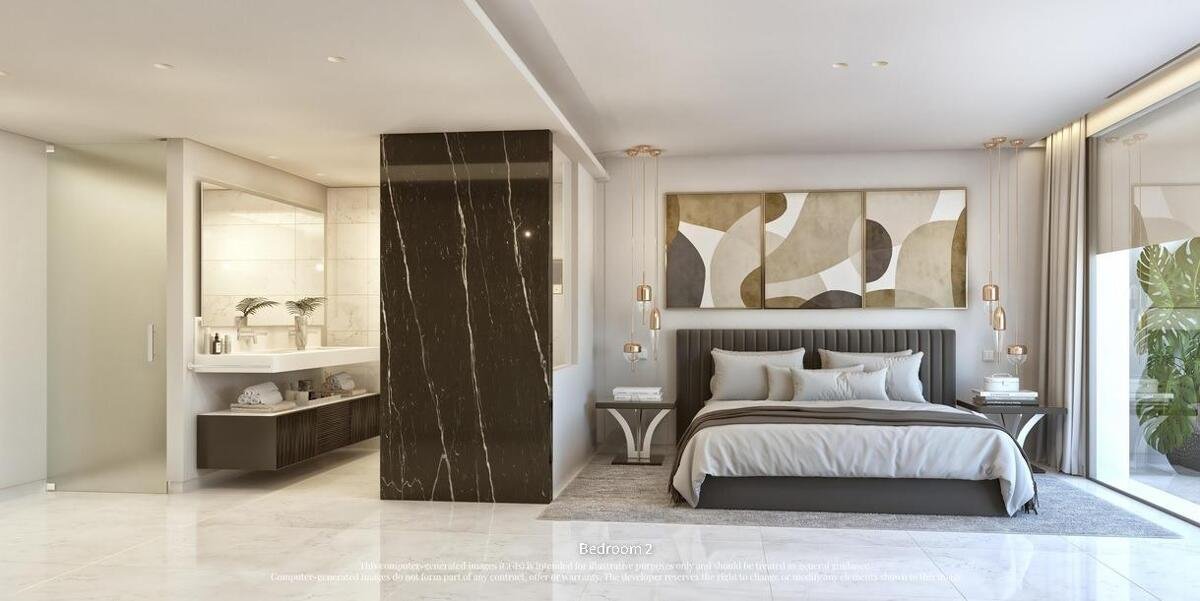 Neubau, 2-Zimmer, 2-Badezimmer-Wohnung in Ojén