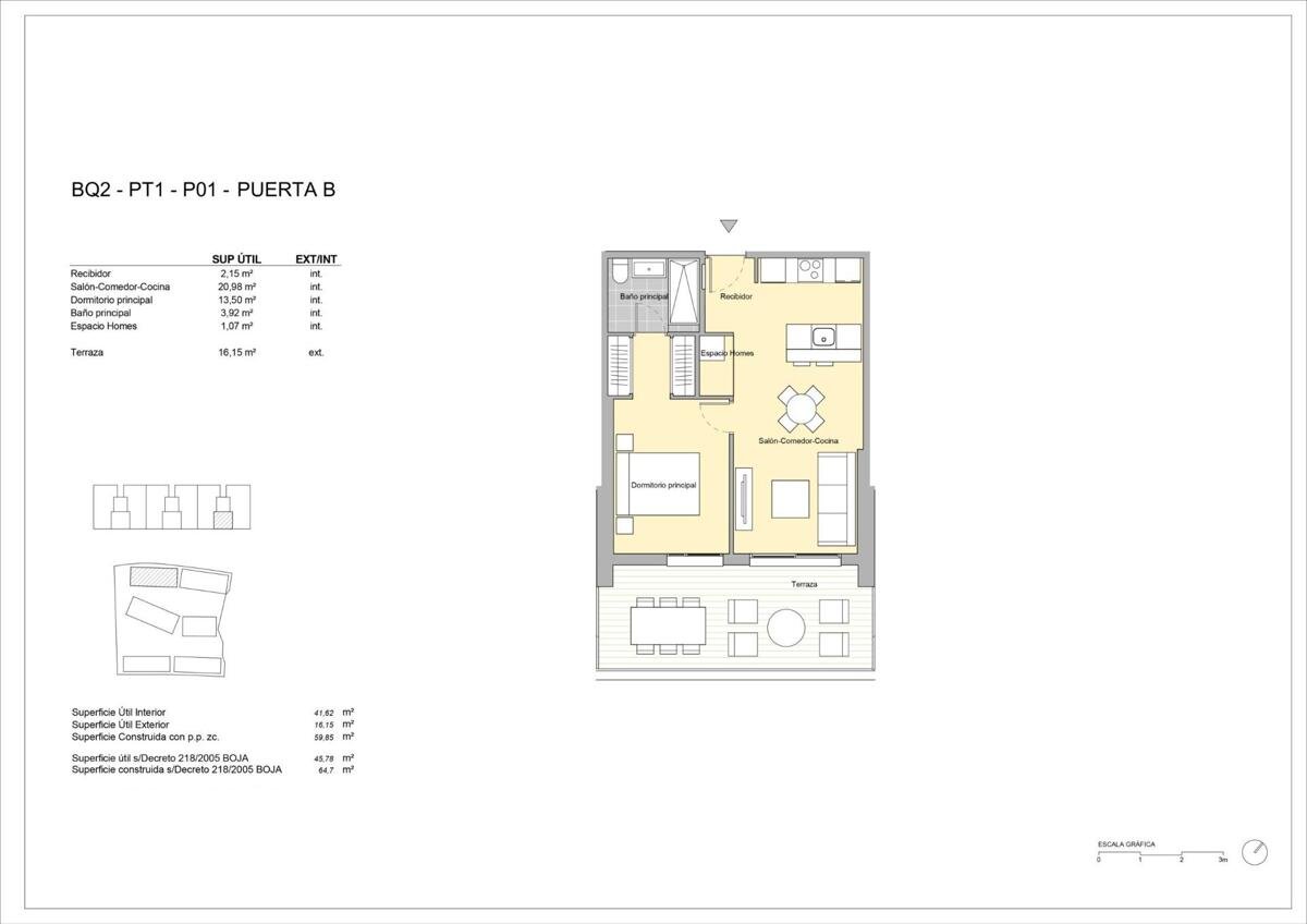 Neubau, 1 Schlafzimmer, 1 Badezimmer Wohnung in Estepona