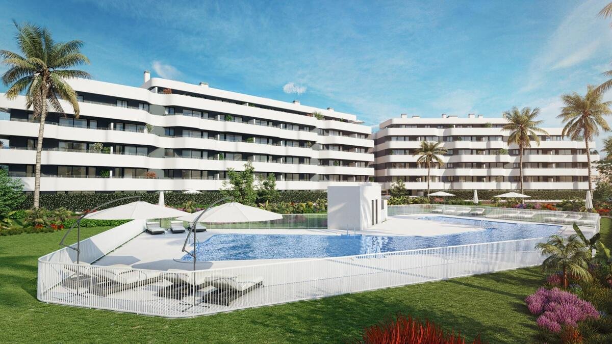 Neubau, 2-Zimmer, 2-Bad-Wohnung in Torremolinos