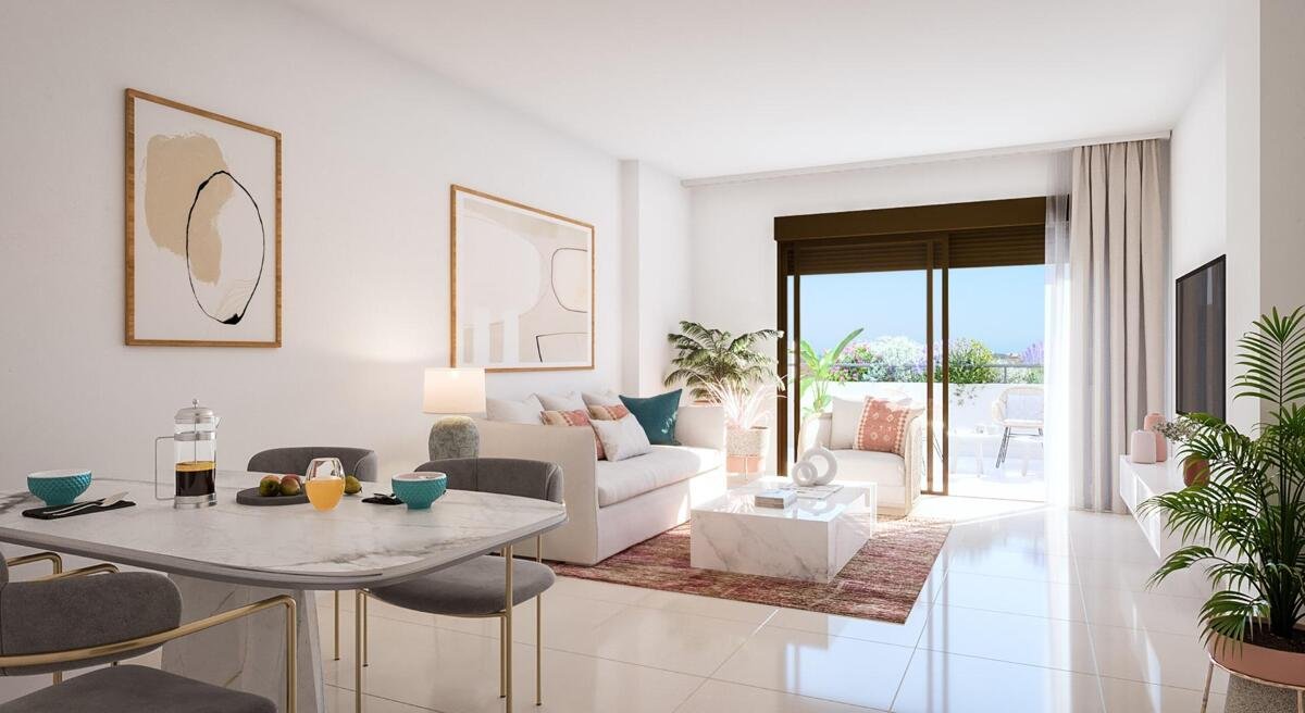 Neubau, 3-Zimmer, 2-Bad-Wohnung in Estepona