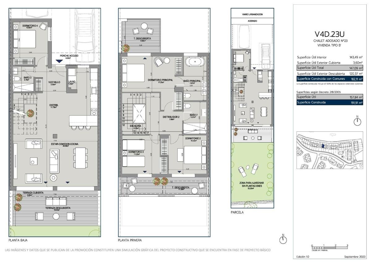 Neubau, 4 Schlafzimmer, 3 Badezimmer Stadthaus in Sotogrande