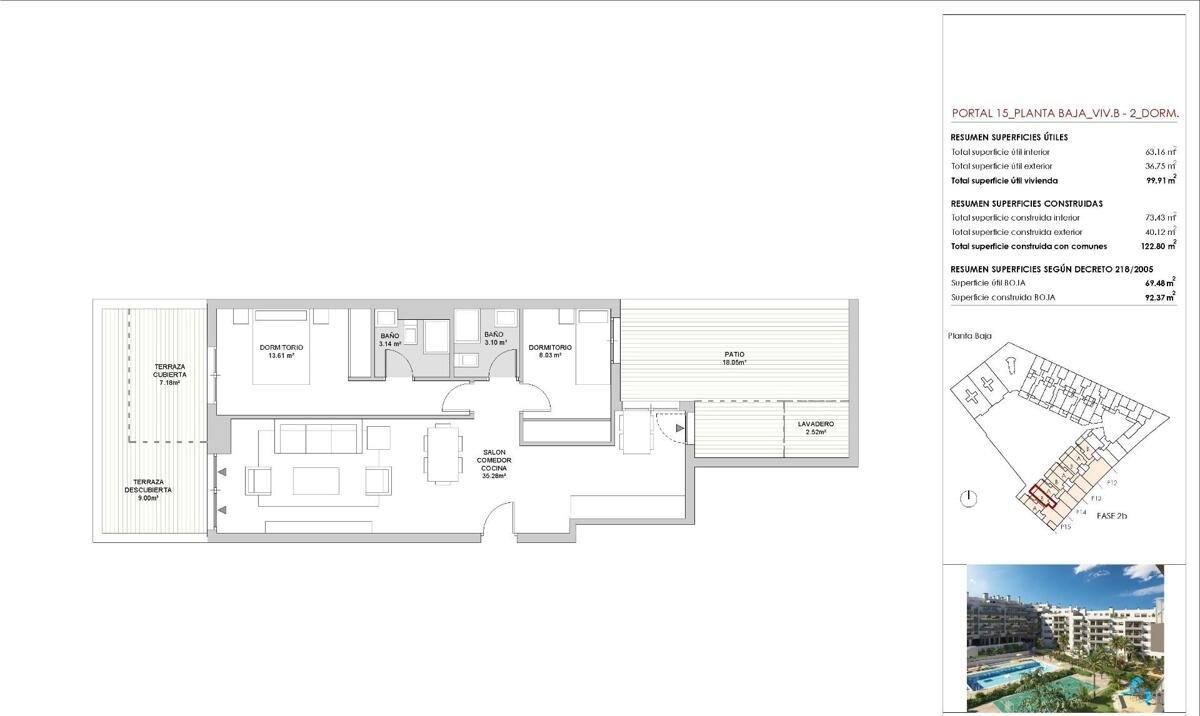Neubau, 2-Zimmer, 2-Bad-Wohnung in Mijas