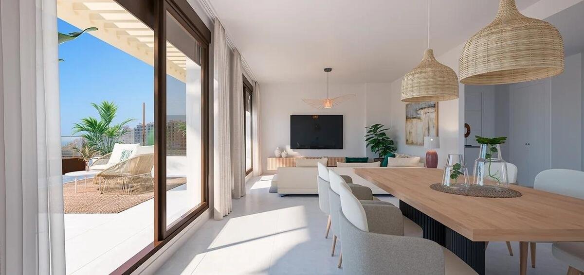 Neubau, 3-Zimmer, 2-Bad-Wohnung in Estepona