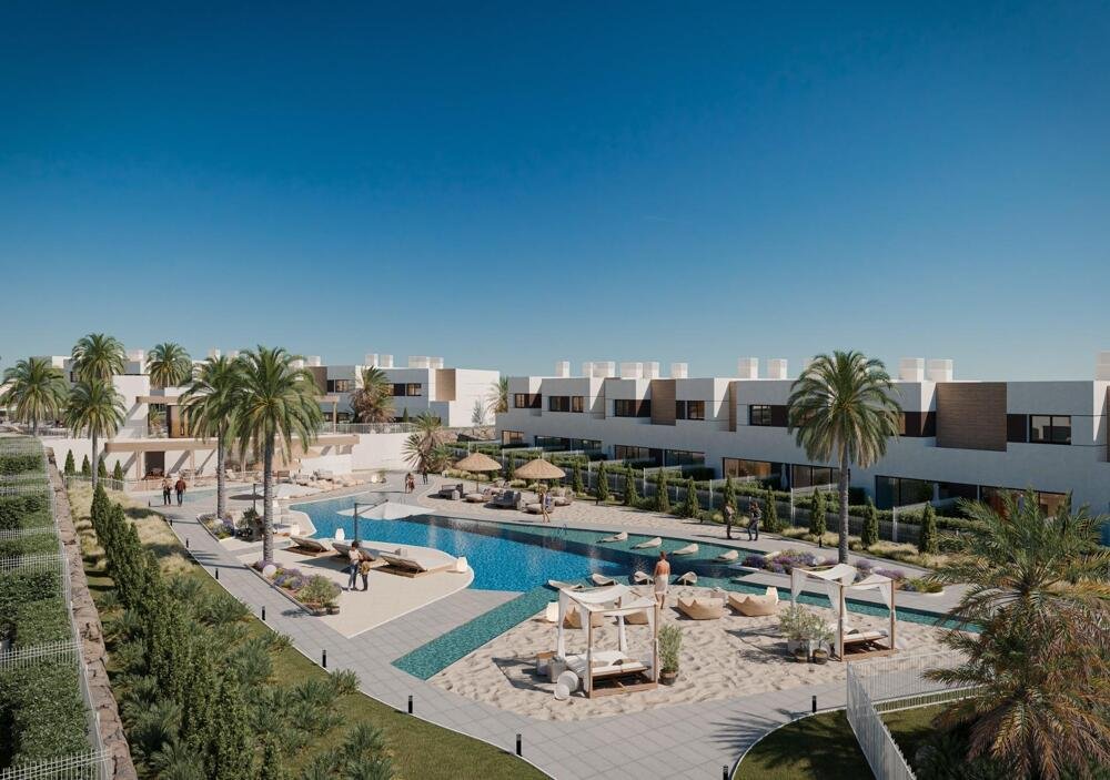 Neubau 3-Zimmer-Reihenhäuser in Mijas