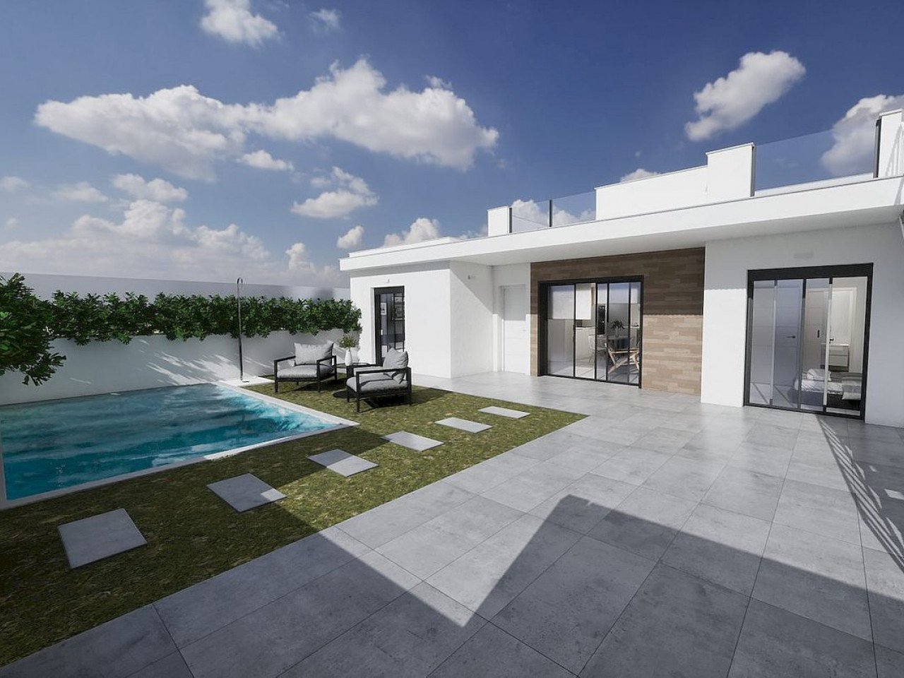 Luxuriöse Neubau-Villa San Mariano mit Pool