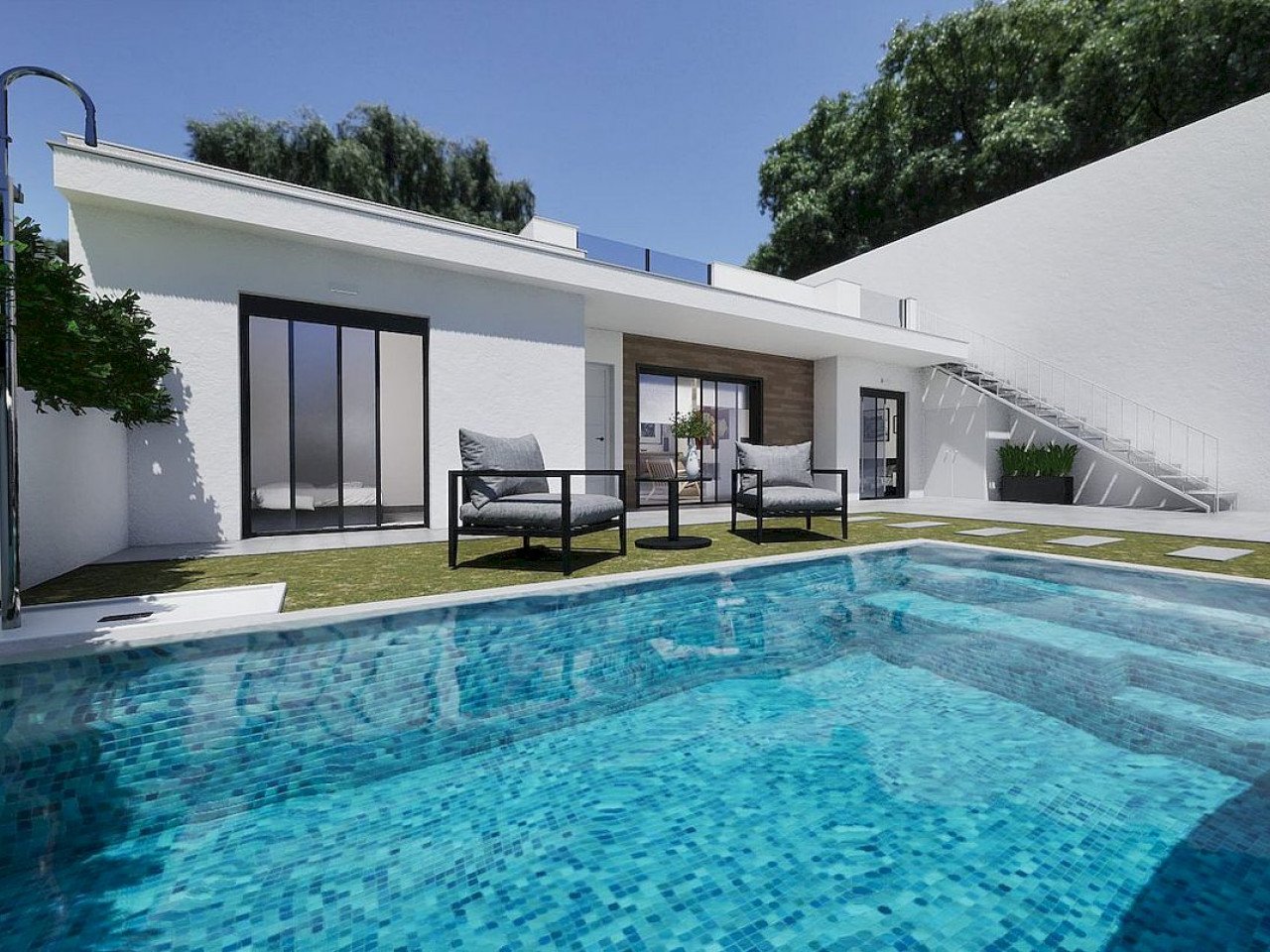 Luxuriöse Neubau-Villa San Mariano mit Pool