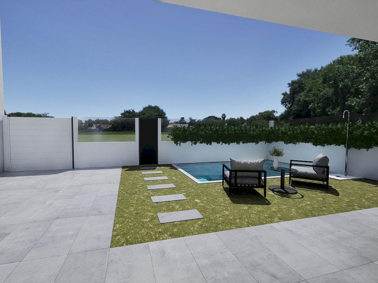 Luxuriöse Neubau-Villa San Mariano mit Pool