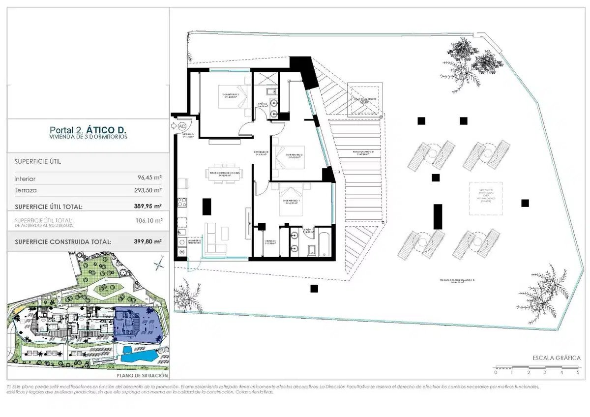 3-Zimmer, 2-Bad-Penthouse mit Panoramablick auf das Meer in Benalmádena