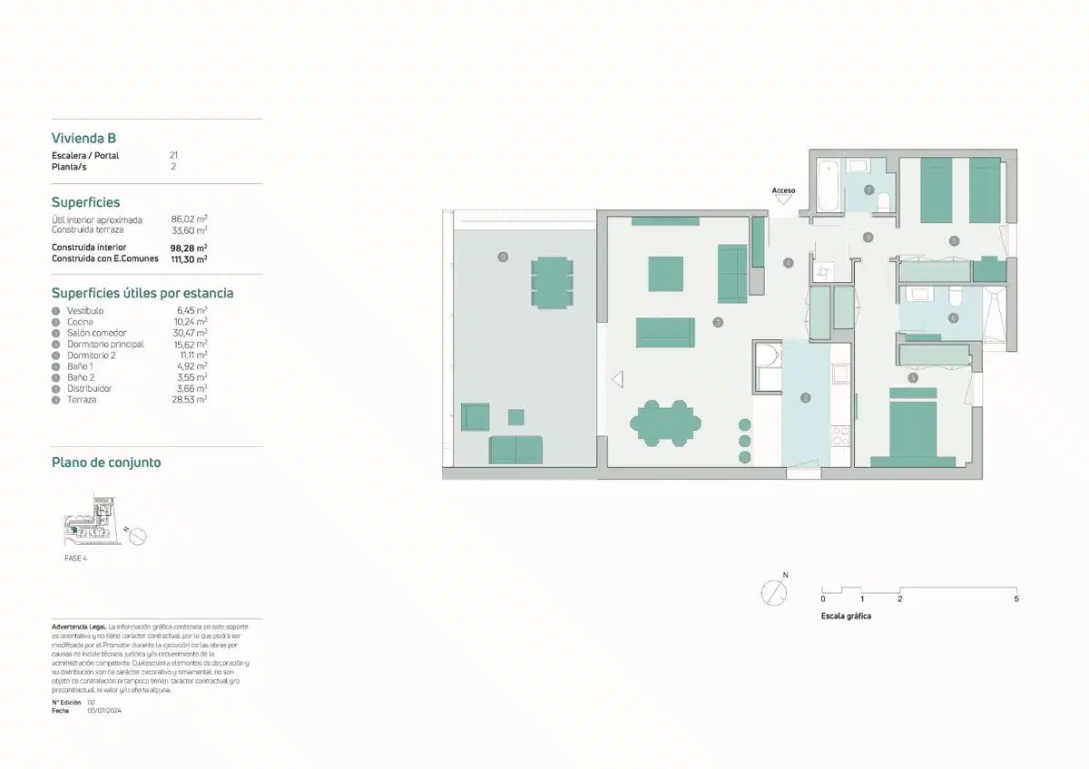 2-Zimmer, 2-Bad-Penthouse mit Meerblick und großzügigen Terrassen in Estepona