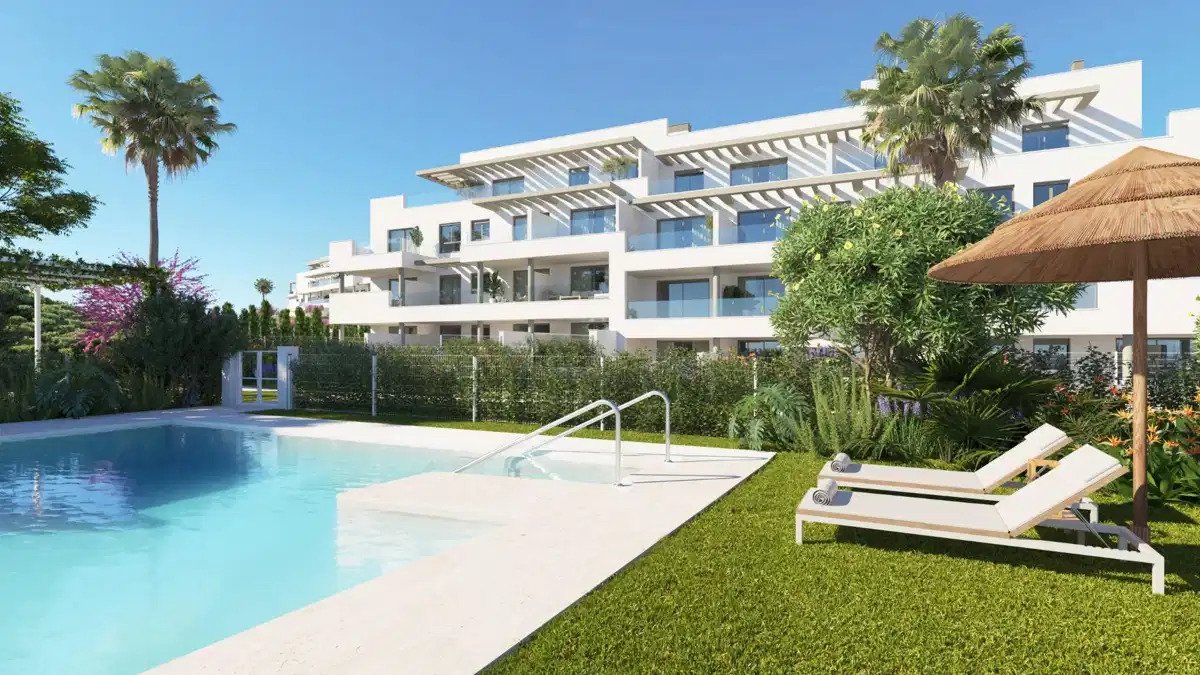 Mijas: 2-Zimmer, 2-Bad-Wohnung mit Privatparkplatz und Gemeinschaftspool in der Nähe des Strandes in Las Lagunas de Mijas Mijas: 2-Zimmer, 2-Bad-Wohnung mit Privatparkplatz und Gemeinschaftspool in der Nähe des Strandes in Las Lagunas de Mijas