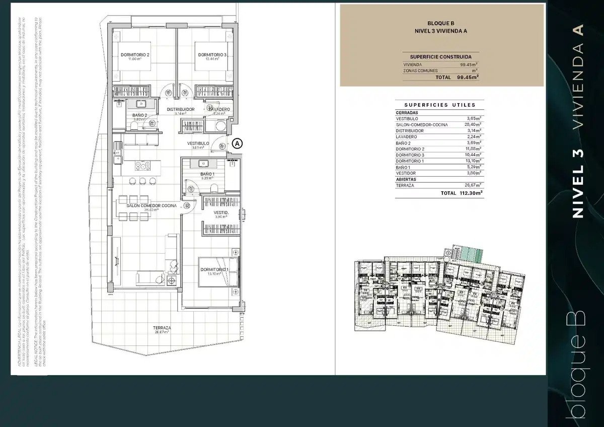 3-Zimmer, 2-Bad Wohnung mit Panoramablick auf das Meer in Torreblanca del Sol, Fuengirola