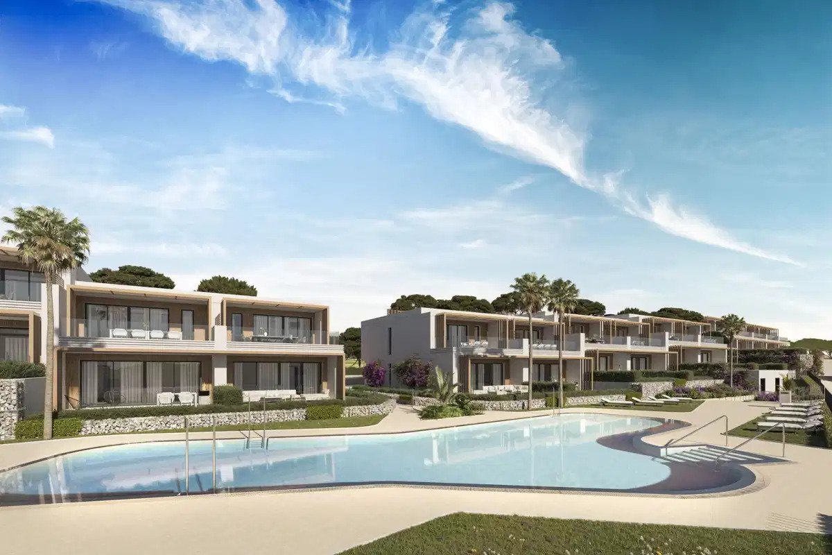 3-Zimmer-Reihenhaus mit 2 Badezimmern und Meer- sowie Golfblick in El Chaparral