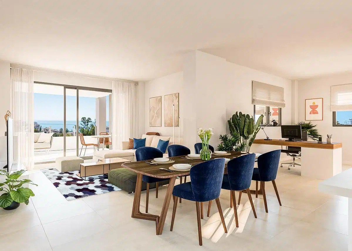 3-Zimmer, 2-Bad-Penthouse mit Panoramablick auf das Meer in Torremuelle, Benalmádena