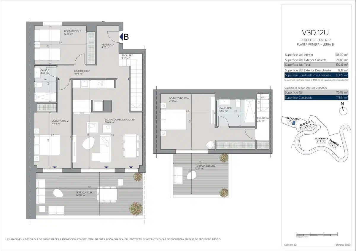 3-Zimmer, 2-Bad-Penthouse mit Panoramablick auf das Meer in Torremuelle, Benalmádena