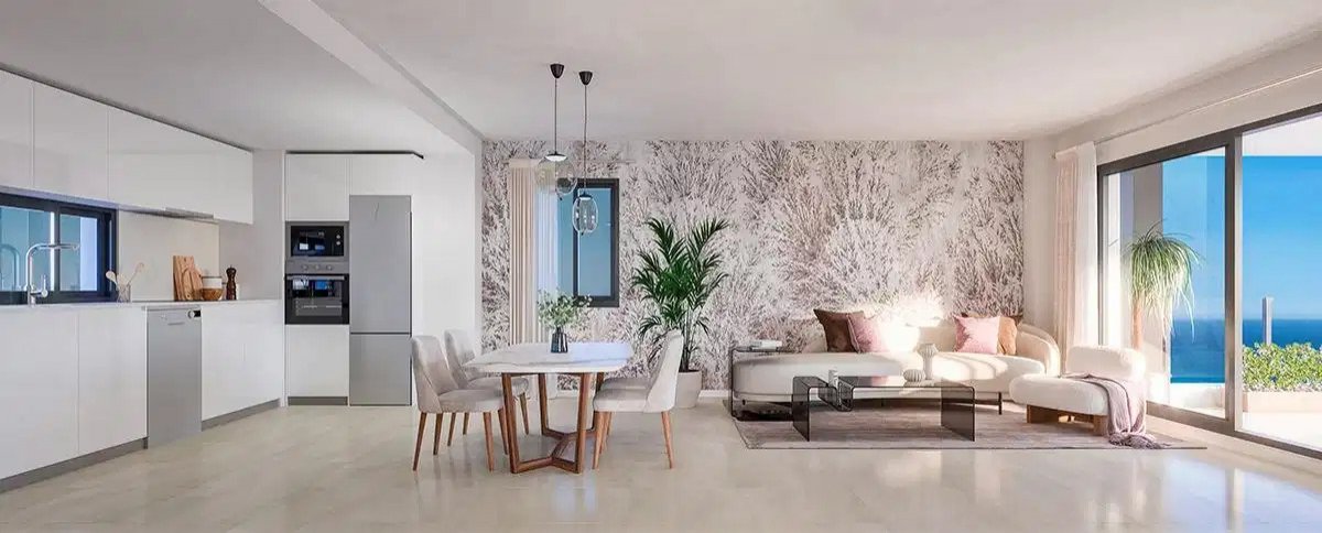 3-Zimmer, 2-Bad-Penthouse mit Panoramablick auf das Meer in Torremuelle, Benalmádena
