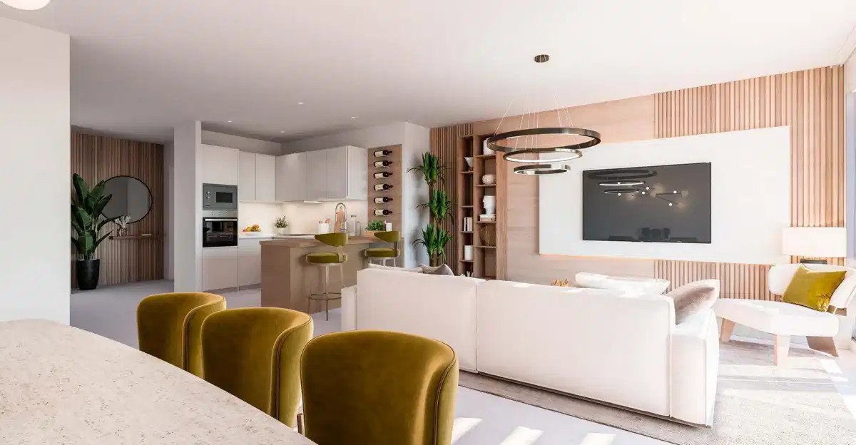 2-Zimmer, 2-Bad Wohnung mit Panoramablick auf das Meer in Benalmádena