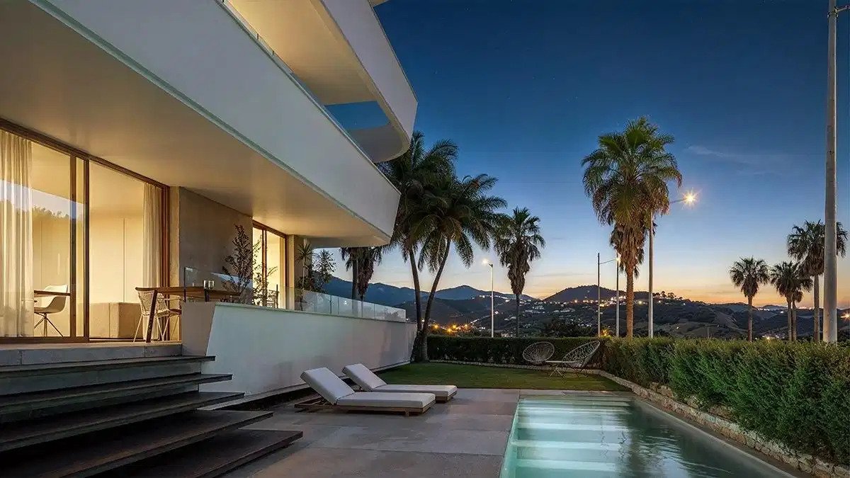 3-Zimmer, 2-Bad Contemporary Apartments mit Dachpool in Las Mesas, Estepona