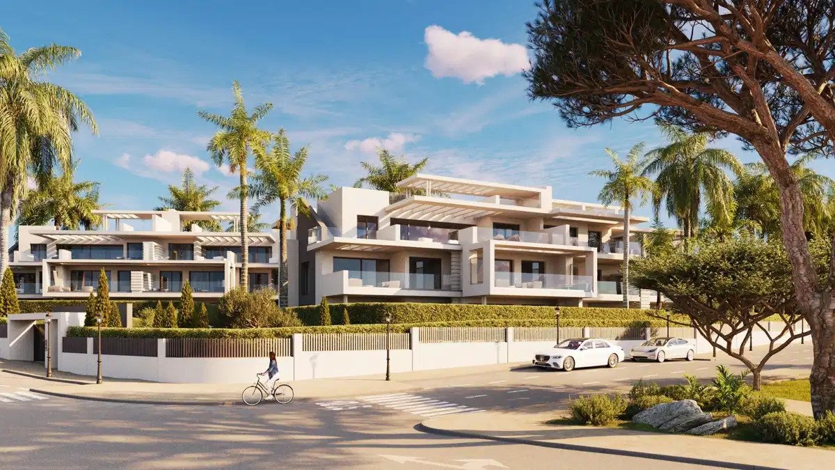 3-Zimmer, 2-Bad Wohnung mit großzügigen Terrassen und Tiefgarage in Estepona