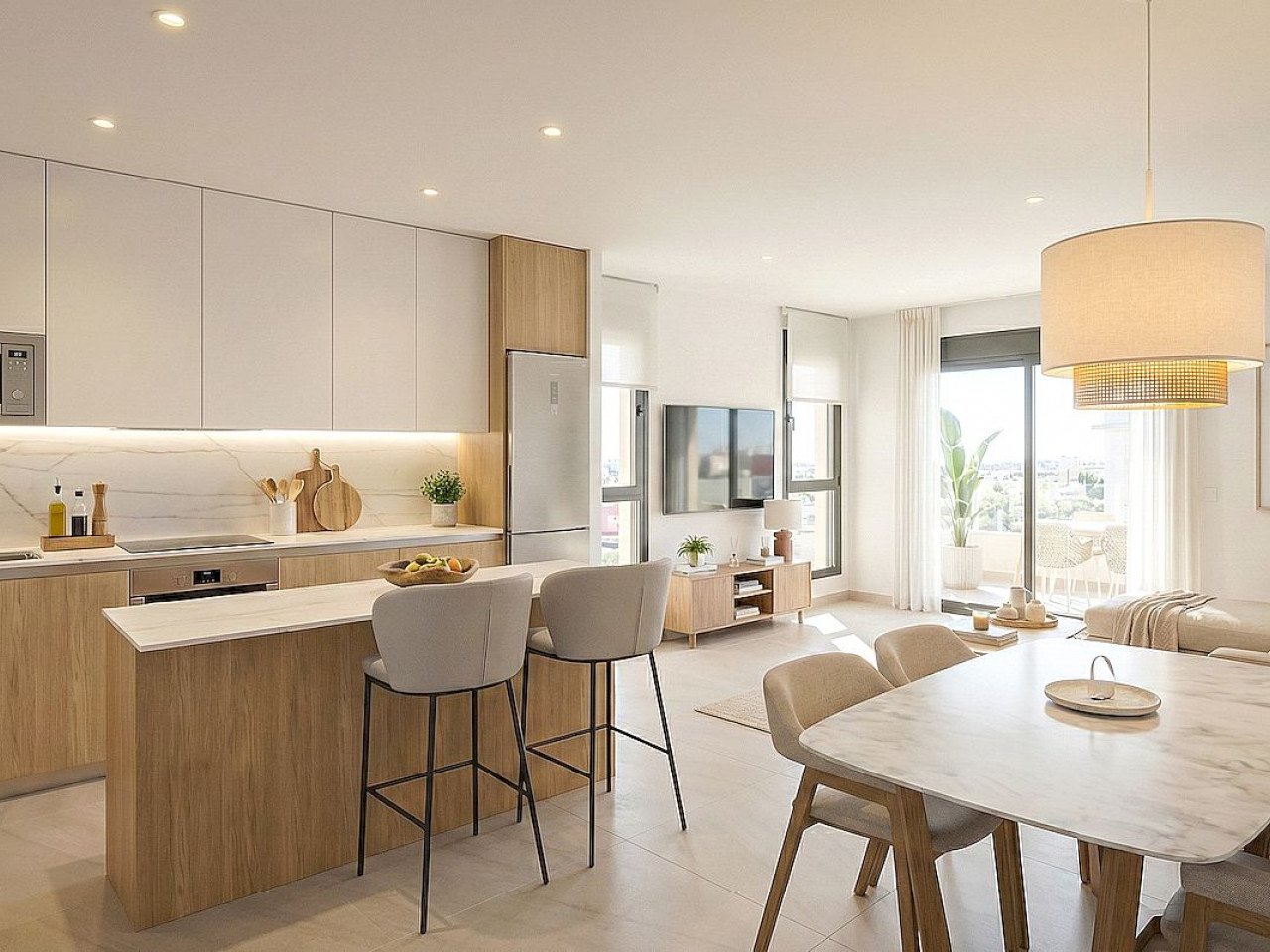 Moderne Neubau-Apartments und Penthouses zentral in Benijofar