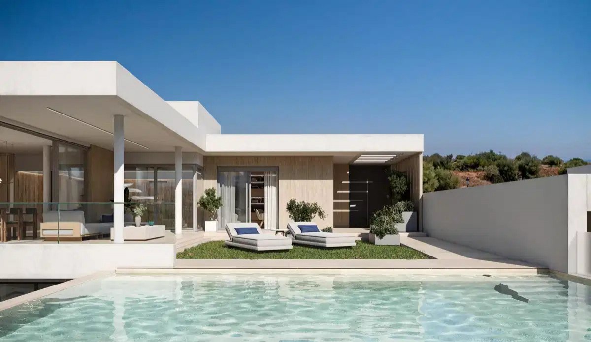 4-Zimmer, 4-Bad Villa mit Meerblick und privatem Pool in Estepona