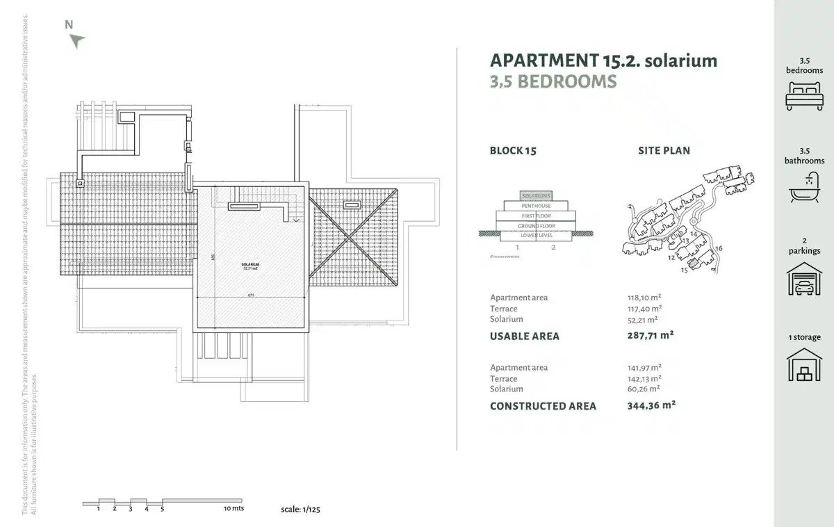 3-Zimmer, 3-Bad Penthouse mit Panoramablick auf das Mittelmeer im Marbella Club Golf Resort