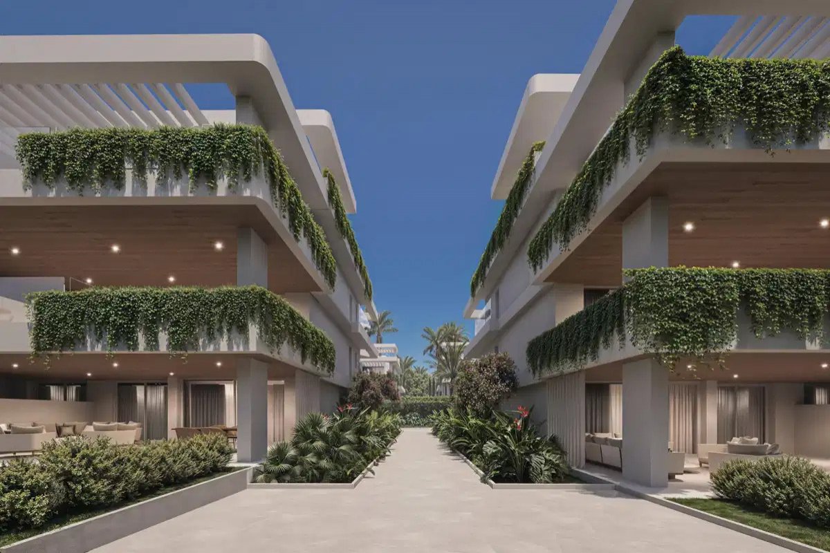 2-Zimmer, 2-Bad-Penthouse mit Resort-Annehmlichkeiten in der Nähe des El Padron Strandes, Estepona