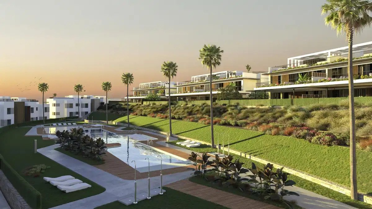 4-Zimmer, 4-Bad, Dachgeschoss-Bungalow in einer gesicherten Frontline-Golf-Entwicklung in Marbella