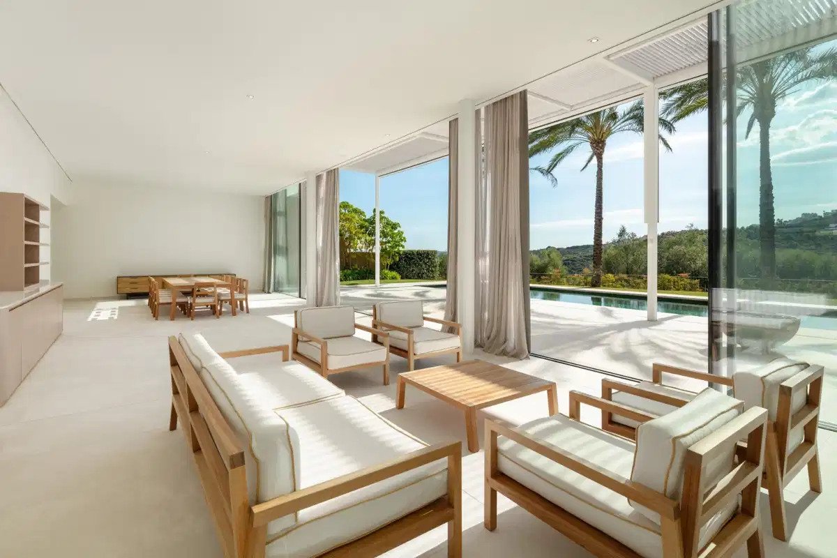4-Schlafzimmer, 4-Badezimmer Luxusvilla mit Golf- und Meerblick in Finca Cortesín, Casares