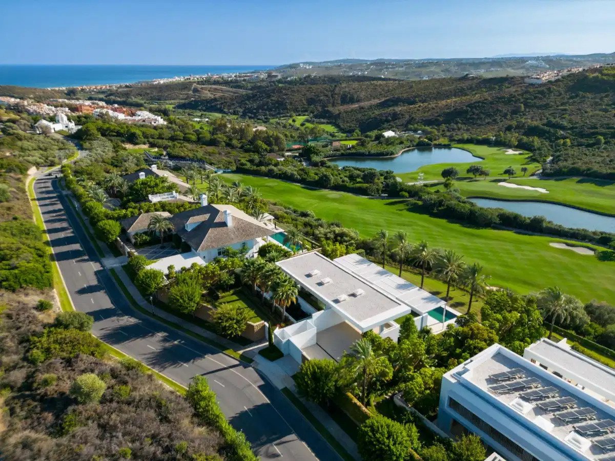 4-Schlafzimmer, 4-Badezimmer Luxusvilla mit Golf- und Meerblick in Finca Cortesín, Casares