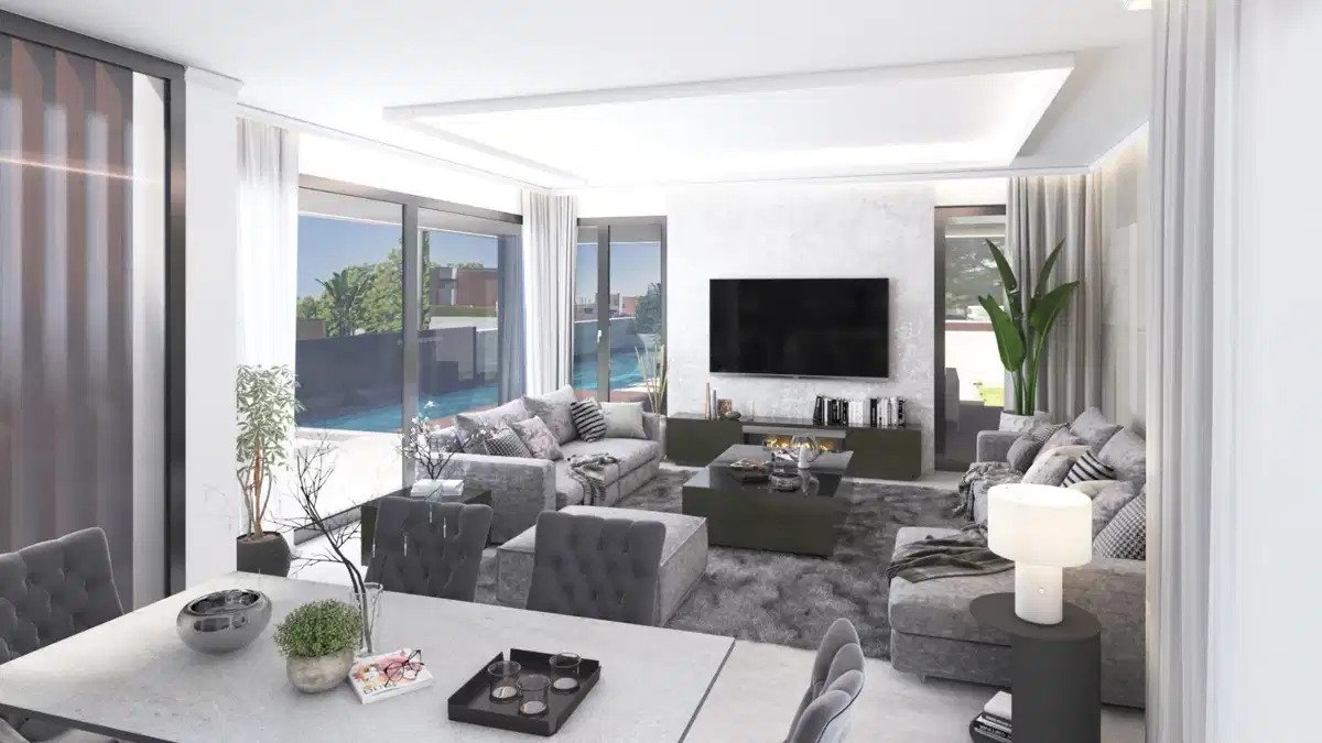 5-Schlafzimmer, 5-Badezimmer Luxus-Kontemporäre Villa mit Panoramablick auf das Meer in El Higueron, Fuengirola