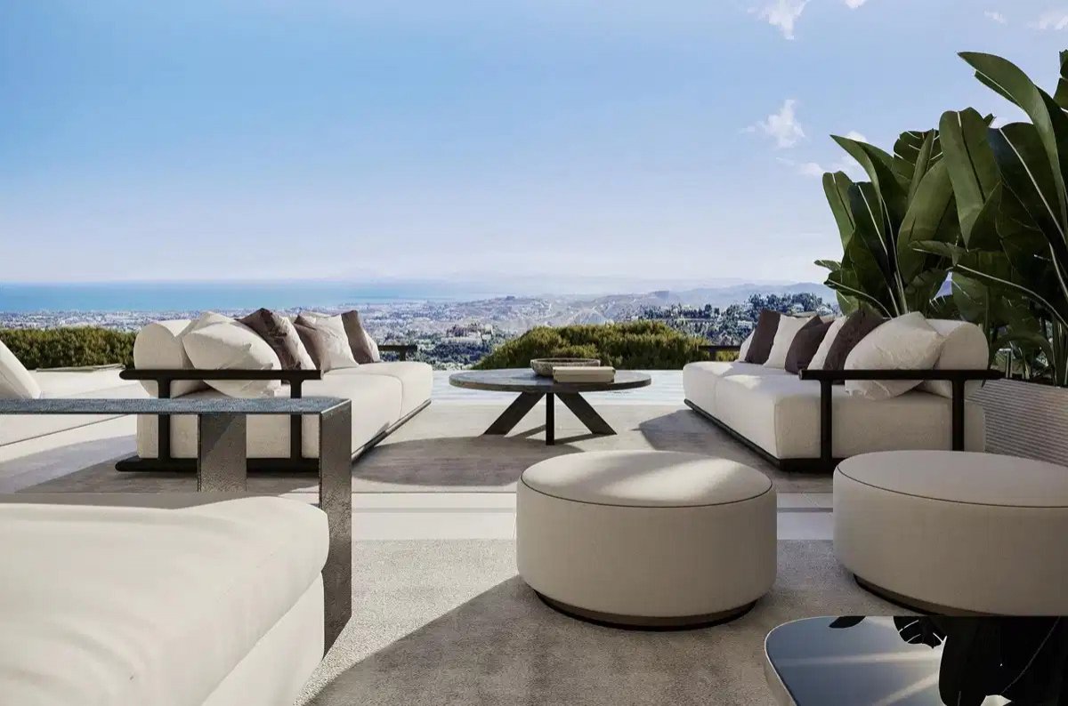 4-Zimmer, 4-Bad Villa mit Panoramablick auf das Meer in Real de La Quinta