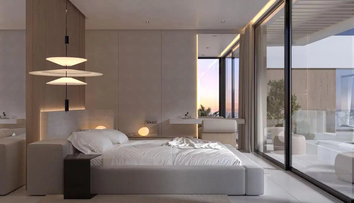 5-Schlafzimmer, 5-Badezimmer zeitgenössische Villen nur 200 m vom Meer in Calahonda