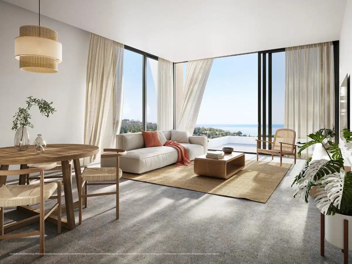 3-Schlafzimmer, 2-Badezimmer Villa mit Meerblick in La Cala de Mijas