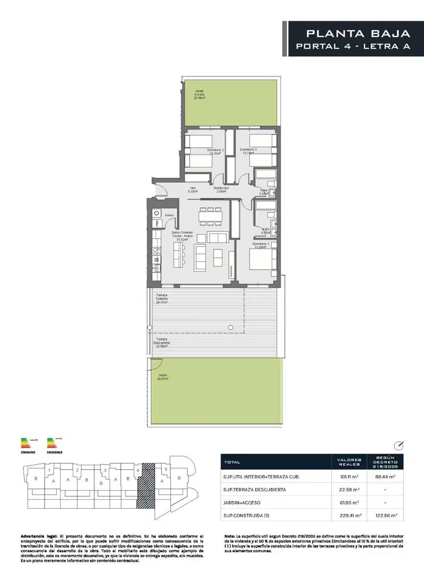 3-Zimmer, 2-Bad Wohnung im Erdgeschoss mit großzügiger Terrasse und hervorragenden Annehmlichkeiten in La Carihuela