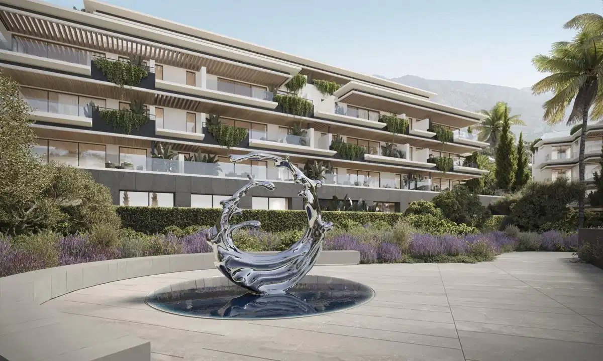 3-Schlafzimmer, 3-Badezimmer Luxusresidenzen mit Panoramablick auf das Meer in Buenavista, Mijas