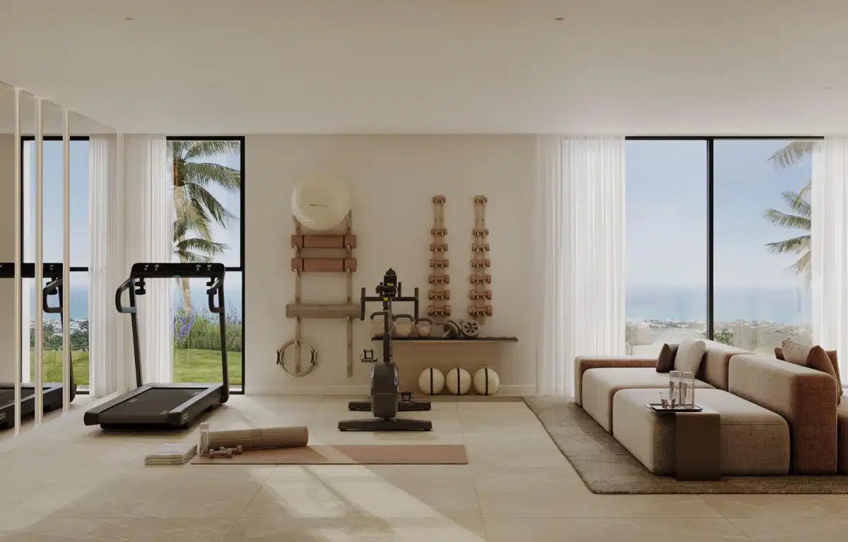 3-Zimmer, 4-Bad Luxus-Erdgeschoss-Bungalow mit Panoramablick auf das Meer in Buenavista, Mijas